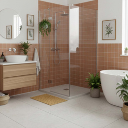 Mata łazienkowa, dywanik 80x50 cm antypoślizgowy, bambusowy