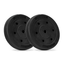 Obciążenie bitumiczne 20 kg 2 szt. talerz kompozytowy 29 mm krążek do sztangi hantli