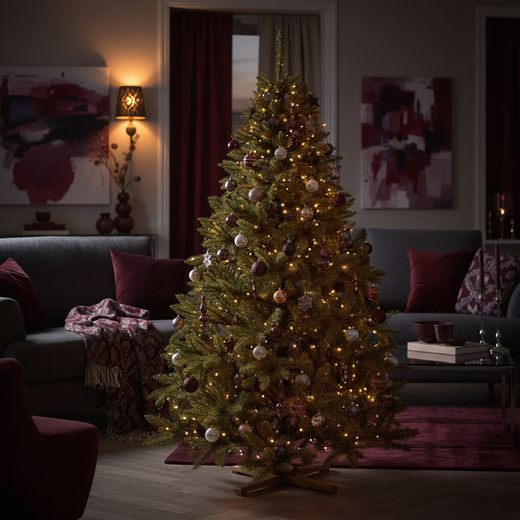 Choinka sztuczna 150 cm świerk kaukaski jak żywy Royal Trees premium drzewko świąteczne