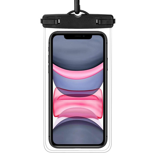 Wodoodporne etui na telefon pokrowiec 18x11 cm przezroczysta saszetka