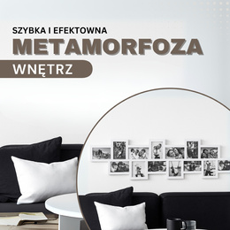 Ramka na zdjęcia 14 zdjęć multiramka 10x15 biała 