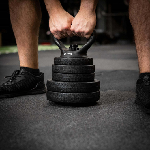 Obciążenie bitumiczne 1,25 kg talerz kompozytowy 29 mm krążek do sztangi hantli