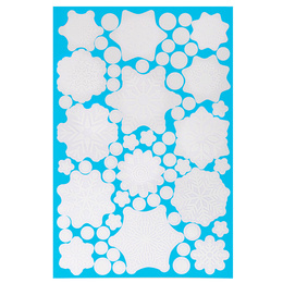 Naklejki świąteczne na okno 65 szt. płatki śniegu, ozdoby samoprzylepne, białe