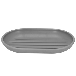 Zestaw łazienkowy 6w1 akcesoria do wc łazienki loft szczotka kubki kosz dozownik szary