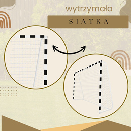 Bramka piłkarska stalowa 300x200 cm treningowa