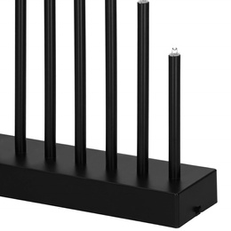 Świecznik adwentowy Led 9 świec czarny