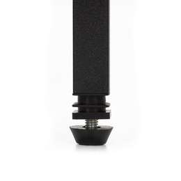 Kwietnik metalowy 42,5 cm stojak na kwiaty loft nowoczesny industrialny czarno-brązowy