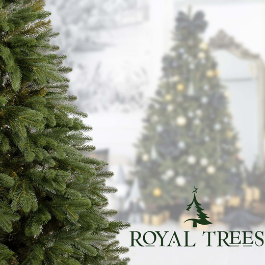 Choinka sztuczna 240 cm sosna zielona PE Royal Trees premium drzewko świąteczne jak żywe