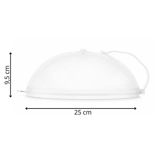 Pokrywka do mikrofali 25 cm przykrywka do kuchenki mikrofalowej do podgrzewania klosz