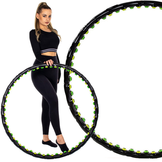 Hula hop z masażerem 100 cm magnetyczne wypustki 
