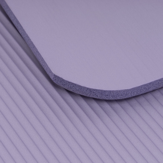 Mata do jogi, ćwiczeń fitness 183x61 cm antypoślizgowa, materac do stretchingu fioletowy