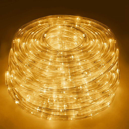 Wąż świetlny 240 Led biały ciepły 10m z programatorem IP44