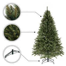 Choinka sztuczna premium 220 cm świerk kaukaski jak żywy