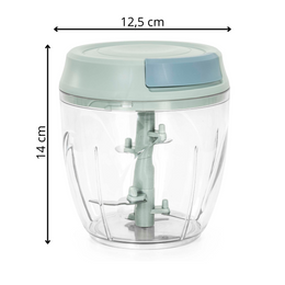 Rozdrabniacz ręczny do warzyw, szatkownica, siekacz kuchenny z pojemnikiem 900 ml, krajacz