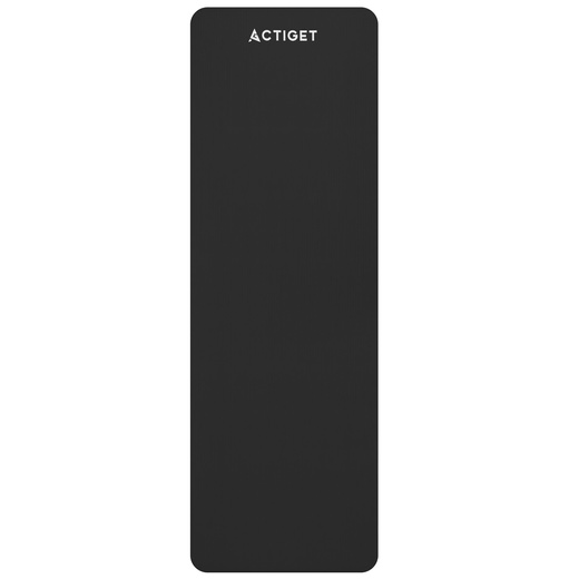 Mata do jogi, ćwiczeń fitness 183x61 cm antypoślizgowa, materac do stretchingu czarny