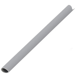 Taśma ogrodzeniowa i klipsy mocujące 20 szt. PVC 35 m x 19 cm 450 g/m2 szary