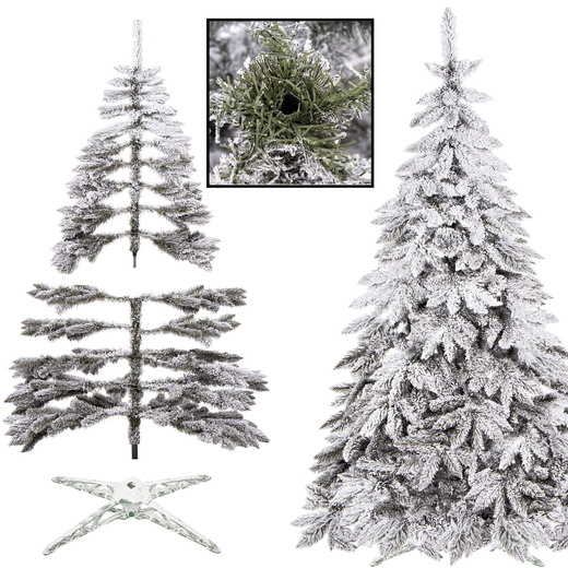 Choinka sztuczna 250 cm świerk kaukaski ośnieżony