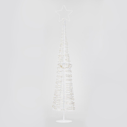 Choinka na zewnątrz 250 Led ciepły biały 100 cm dekoracja świąteczna IP44