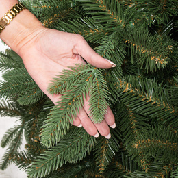 Choinka sztuczna 150 cm Premium Royal Trees świerk syberyjski z drewnianym stojakiem