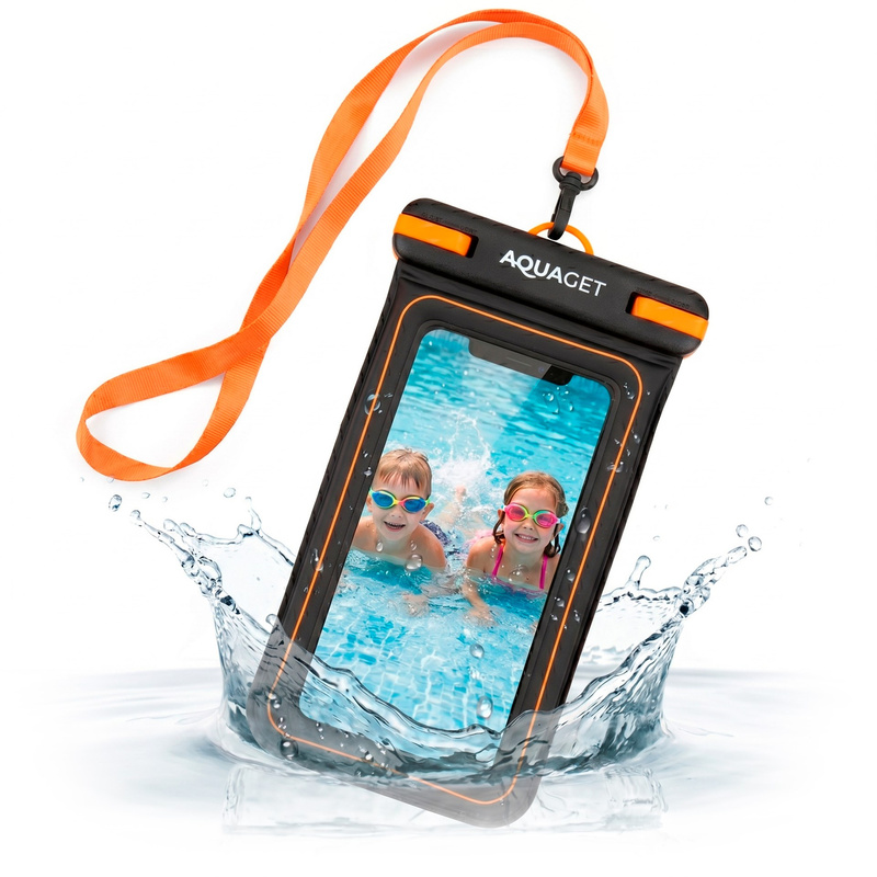 Etui wodoszczelne na telefon z kieszonką na gotówkę, pokrowiec do wody i na plażę