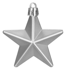 Bombki choinkowe 100 szt. zestaw dekoracji świątecznych zawieszki nietłukące srebrne