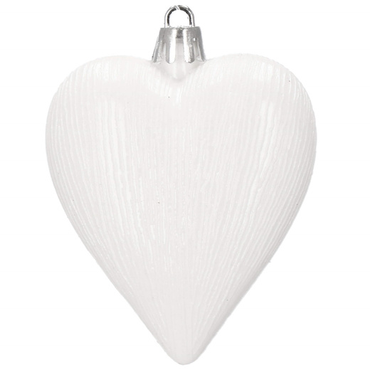 Bombki choinkowe 72 szt. biały zestaw choinkowy