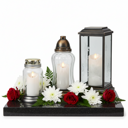 Świeczka elektryczna LED 13,5 cm z ruchomym płomieniem wkład do znicza na baterie