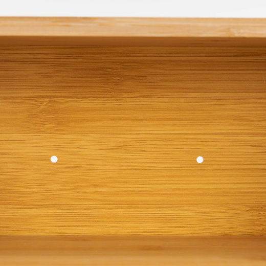 Chlebak zamykany, dwupoziomowy, szafka na pieczywo, bambusowy