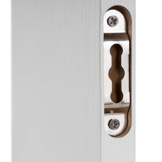 Półki ścienne 3 szt. na przyprawy, książki półki wiszące nowoczesne białe