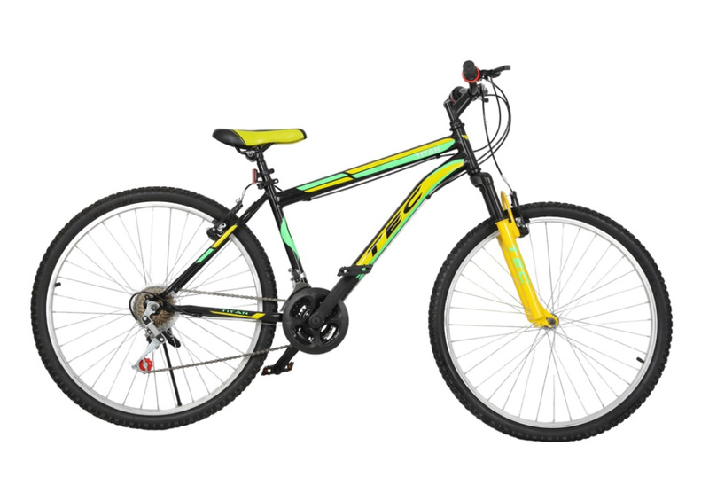 Rower dziecięcy BELDERIA TEC TITAN 20" V-Brake Shimano czarno-żółty