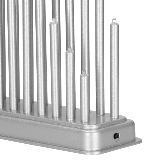 Świecznik adwentowy 33 świece srebrny