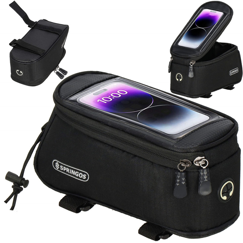 Sakwa rowerowa z uchwytem na telefon torba na kierownicę roweru etui wodoodporne