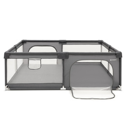 Kojec dla dzieci, zamykany 180x150x66 cm składany, turystyczny, szary