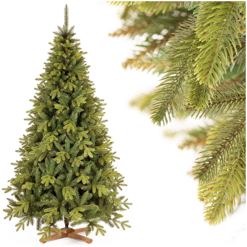 Choinka sztuczna 240 cm Premium Royal Trees świerk syberyjski z drewnianym stojakiem