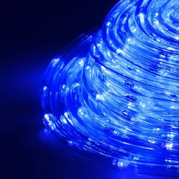 Wąż świetlny 480 Led niebieski 20m z programatorem IP44