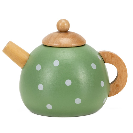 Zabawka drewniana, zestaw śniadaniowy dla dzieci 14 el. akcesoria kuchenne