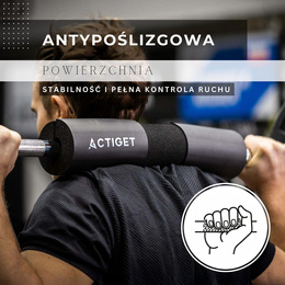 Osłona na sztangę antypoślizgowa 43 cm ochraniacz piankowy EVA na gryf