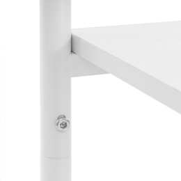 Szafka nocna, stolik z półkami do sypialni 35x31x59 cm nakastnik, biały