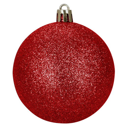 Bombki choinkowe 100 szt. zestaw dekoracji świątecznych nietłukące, czerwone