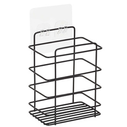 Półki łazienkowe, zestaw 5 szt. półka pod prysznic, wisząca, czarne