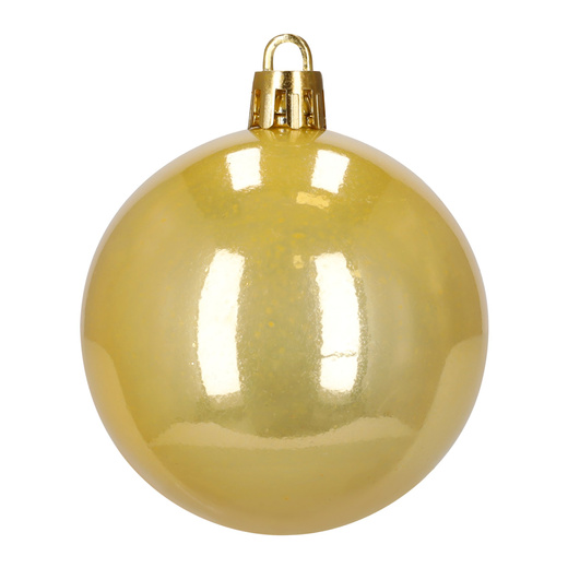Bombki choinkowe 40 szt. zestaw dekoracji świątecznych, nietłukące, złote