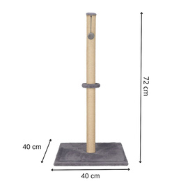 Drapak dla kota sizal słupek z zabawką 72 cm