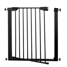 Bramka zabezpieczająca bramka rozporowa 75-117cm czarna