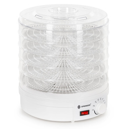 Suszarka do żywności, spożywcza do grzybów, ziół 5‑poziomowa 15 L 350 W z regulacją temperatury