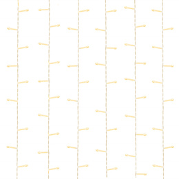 Kurtyna świetlna 200 led girlanda, lampki sople biały ciepły