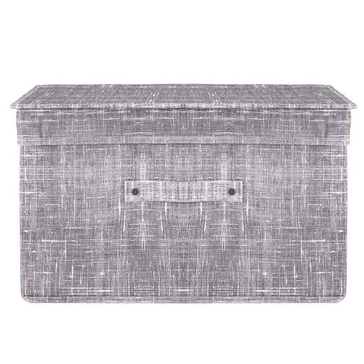 Pudełko do przechowywania 30x50x40cm organizer zamykany szary