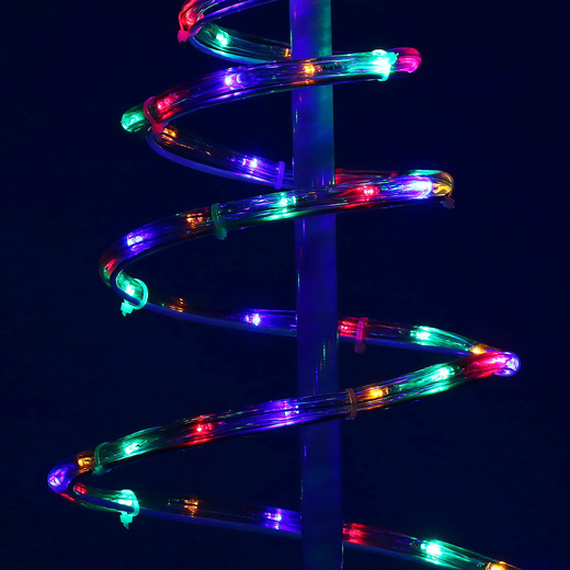 Choinka na zewnątrz 192 Led multikolor 8m wąż świetlny IP44