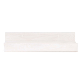 Półki ścienne 2 szt. drewniane na przyprawy, książki, zdjęcia 30 cm wiszące białe