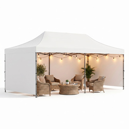 Namiot handlowy 3x6 m ogrodowy, pawilon na imprezy, catering biały