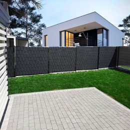 Taśma ogrodzeniowa 19 cm x 50 m osłona na ogrodzenia panelowe + klipsy montażowe 20 szt. antracyt